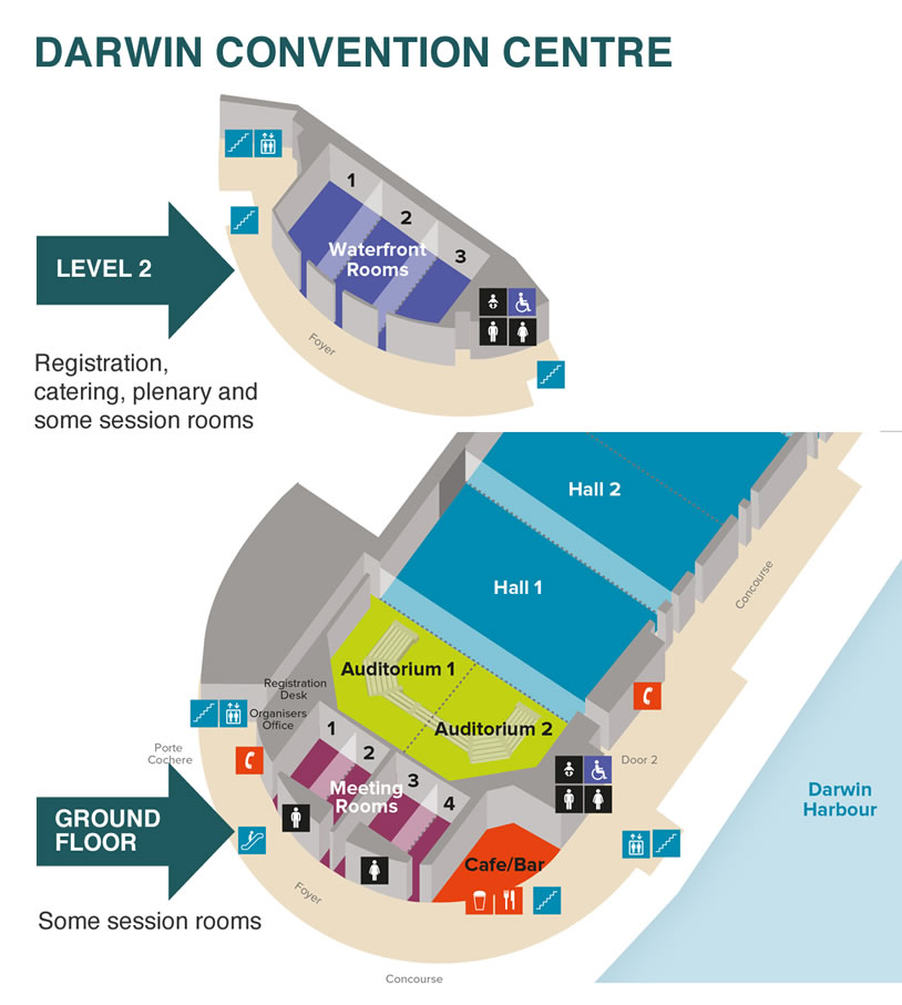 Darwin Convention Centre floor plan