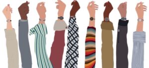 hands in air