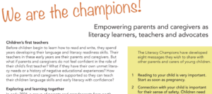 Empowering parents poster